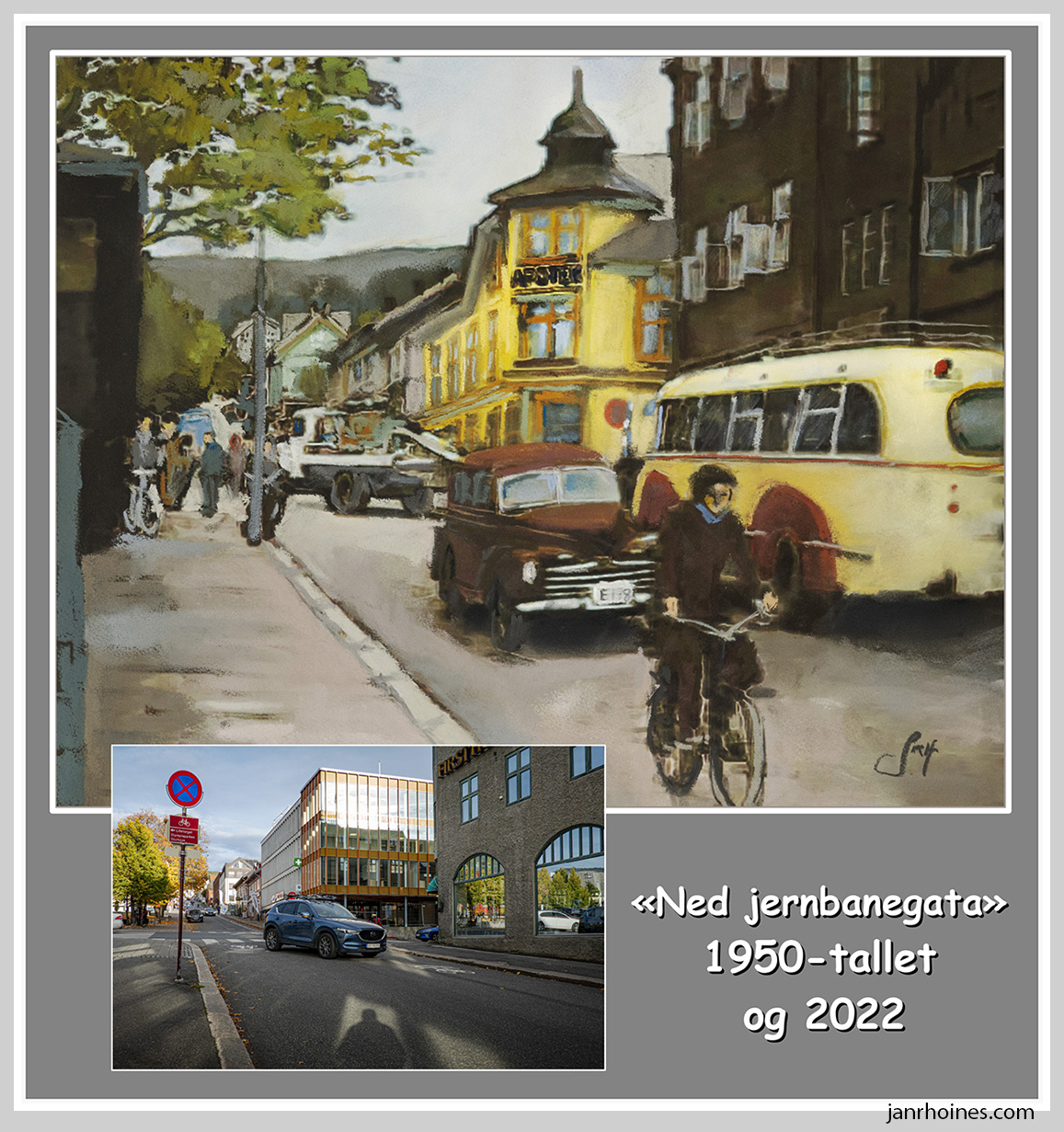 Ned jernbanegata P