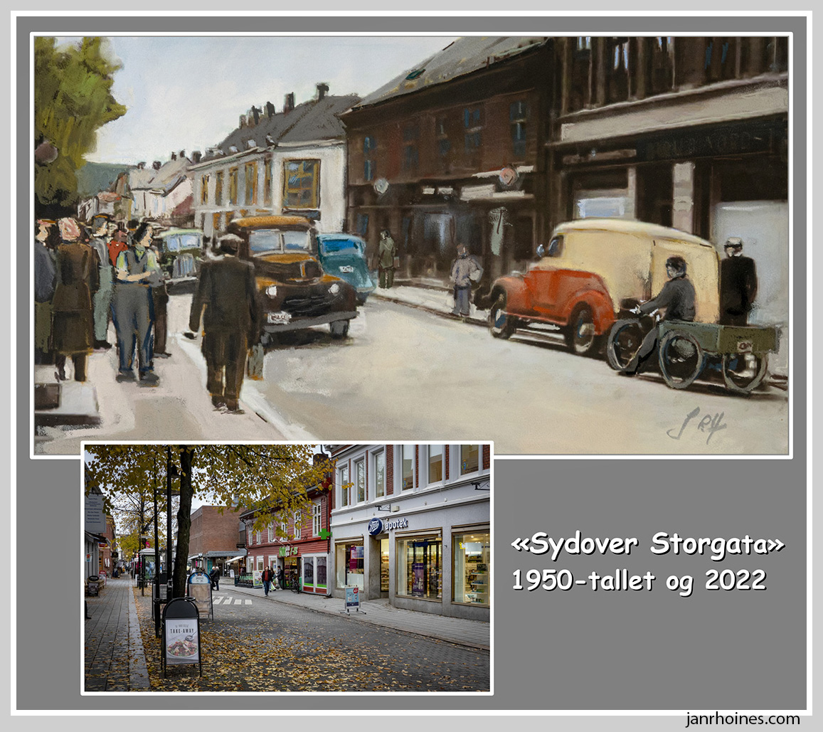 Sydover Storgata etter jobb P